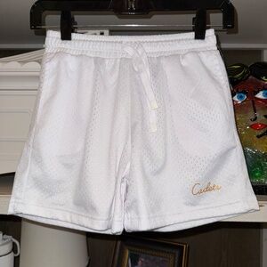 Cadets Check Out Mesh Shorts in White SZ 8/10 (24-27” Waist) NWOT boys